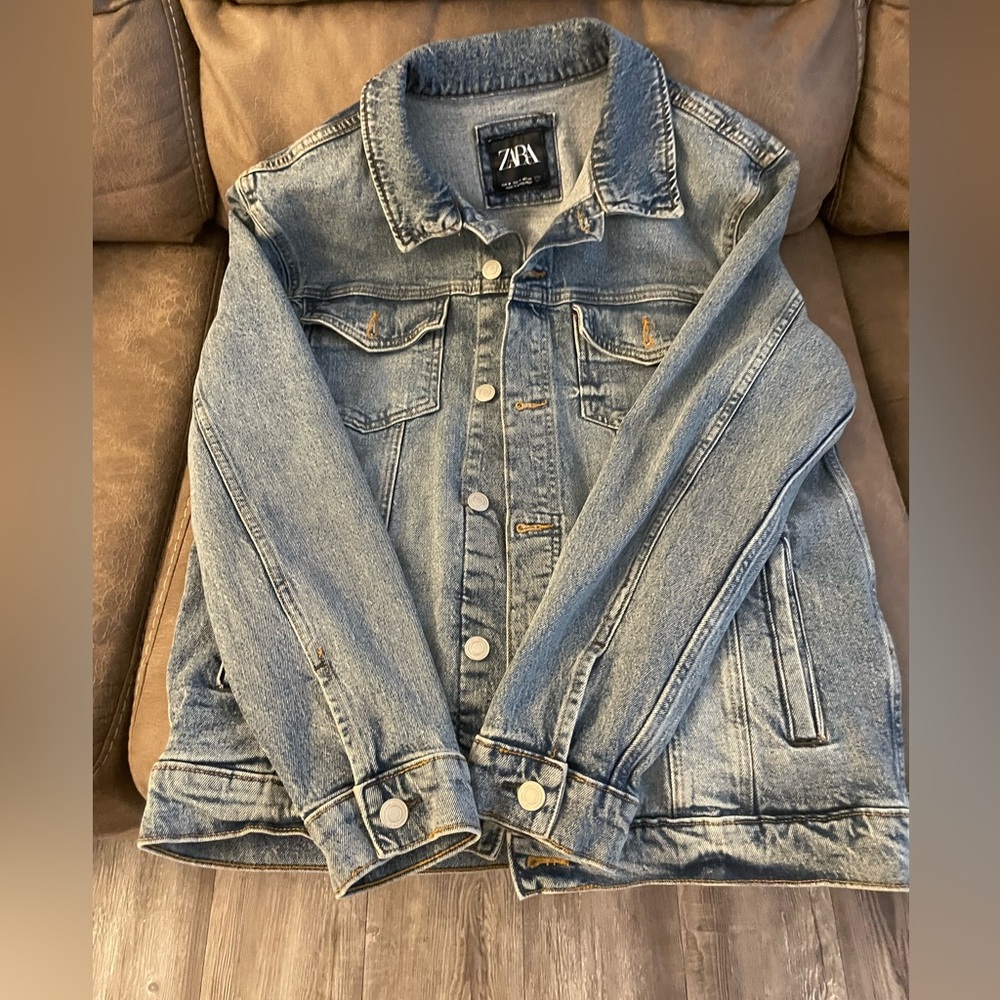 Zara Light Blue Denim Jacket